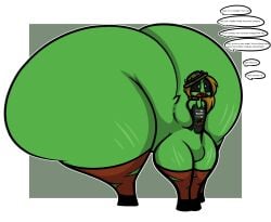 big_ass bubble_butt female gigantic_ass huge_ass humongous_ass hyper_ass puffster3 tagme thick_thighs wide_hips