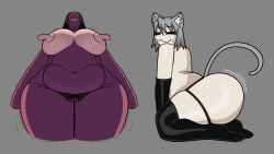 1boy 1boy1girl 1girls 2025 2d 2d_(artwork) 2d_artwork :3 anthro anthro_female anthrofied areola areolae armwear ass ass_bigger_than_head ass_focus ass_up big_areola big_areolae big_ass big_belly big_breasts big_butt breasts_bigger_than_head butt butt_bigger_than_head butt_focus cat_ears cat_tail chubby chubby_female chubby_male closed_eyes curvaceous curvaceous_female curvy curvy_body curvy_female curvy_figure curvy_hips dumptruck_ass dumptruck_butt fat fat_ass fat_butt fat_female fat_male feline femboy femboy_focus leggings legwear male male/female moving moving_ass neco-arc_chaos presenting presenting_ass presenting_breasts presenting_butt presenting_hindquarters presenting_pussy pubes pubic_hair purple_body purple_skin pussy ribznsfw shiny_ass shiny_body shiny_butt shiny_skin smile smiling tsukihime type-moon vagina voluptuous voluptuous_anthro voluptuous_body voluptuous_female white_body white_skin wobble wobbling wobbling_ass wobbling_butt