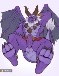 2024 activision anklet anthro asher_(spyro) balls beard claws dragon elderly elderly_anthro elderly_male erection eyebrows eyewear facial_hair fangs feet genitals glans glasses hair half-closed_eyes hand_on_leg hand_on_thigh hi_res horn humanoid_genitalia humanoid_penis jewelry looking_at_viewer male maloroart mature_anthro mature_male mythological_creature mythological_scalie mythology narrowed_eyes necklace one_eye_closed penis purple_body purple_scales reptile rescued_dragons_(spyro) scales scalie scar sitting smile solo spread_legs spreading spyro_reignited_trilogy spyro_the_dragon tail tail_tuft teeth thick_eyebrows toes tuft underbite vein veiny_penis white_beard white_facial_hair white_hair wings