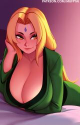 1girls ai_generated blonde_hair breasts breasts_bigger_than_head bww female huge_ass huge_breasts mature_female tsunade