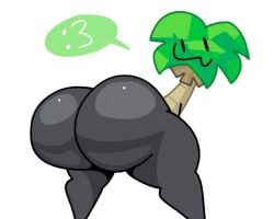 1ambiguous :3 ambiguous_gender ass battle_for_dream_island bfdi bfdi_mini big_ass big_butt black_skin cute emoticon happy huge_ass huge_butt jacknjellify object_show object_show_community object_shows palm_tree palmy_(bfdi) shaking shaking_ass shaking_butt solo solo_ambiguous tagme throwing_it_back tree unknown_gender video