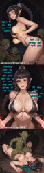 ai_assisted ai_generated baldur's_gate_3 blush caption captioned cheating comics goblin goblin_male netorare ntr shadowheart