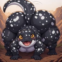 1ambiguous 1animal 1feral ai_generated ambiguous_gender animal ass big_ass big_butt black_body bubble_ass bubble_butt curvaceous curvy curvy_body curvy_figure cute fat fat_ass fat_butt feral furry looking_at_viewer reptile reptilian salamander seducing seducing_viewer seductive seductive_look seductive_smile sexy sexy_body sexy_pose simple_background solo solo_focus tagme thick_ass thick_body thick_butt thick_thighs toby_cbtc voluptuous voluptuous_body voluptuous_feral voluptuous_furry