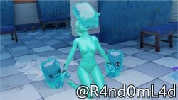 3d 3d_(artwork) blender blender_(software) ella_slurp epic_games face_fucking fellatio fortnite foursome handjob r4nd0m_l4d self_upload slime slime_girl sprite_(fortnite) twitter_link