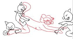 clown_gremlins crazy_carnevil dark_deception dark_deception:_chapter_1 dark_deception:_chapter_3 gay gay_sex licking_feet monkey_business murder_monkey size_difference