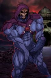 bara big_penis boner burankoprn cock dick erection gay male male_only masters_of_the_universe muscular muscular_male penis skeletor solo veiny veiny_penis
