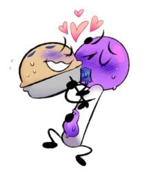battle_for_dream_island battle_for_dream_island_again bfb bfdi bfdia blowjob lollipop_(bfdi) masturbation object_shows penile_masturbation pie_(bfdi) sawbelly stroking_penis tentacle_penis