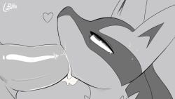 16:9 2024 2d_animation ambiguous_gender animated anthro anthro_penetrated balls biped bodily_fluids canid canine continuous_ejaculation cum cum_in_mouth cum_inside erection fellatio frame_by_frame fur furry generation_4_pokemon genital_fluids genitals greyscale heart_symbol hi_res lapatte lappate looking_pleasured lucario male male/ambiguous male_penetrating mammal monochrome nintendo offscreen_character open_mouth oral oral_penetration oral_sex penetration penile penile_penetration penis pokemon pokemon_(species) pulsating_cumshot pumping_cum pupils sex short_playtime side_view simple_background solo_focus swallowing swallowing_cum sweat tagme video widescreen