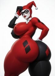 1female 1girls ai_anatomy ai_generated ass ass_focus batman_(series) big_ass big_breasts big_butt brasil_louco breasts bubble_ass bubble_butt clown clown_girl curvaceous curvy curvy_body curvy_figure cute dc dc_comics dominant dominant_female edit fat_ass fat_butt female female_only giant_ass giant_breasts harley_quinn harley_quinn_(classic) huge_ass large_ass large_breasts light-skinned_female looking_at_viewer looking_back looking_back_at_viewer mature mature_female mature_woman milf milf_body seducing seducing_viewer seductive seductive_look seductive_smile sexy sexy_body sexy_pose simple_background solo solo_female solo_focus thick_ass thick_body thick_butt thick_thighs voluptuous voluptuous_body voluptuous_female white_background