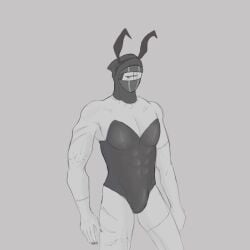 bunny_outfit bunnysuit hank_j._wimbleton madness_combat male male_only