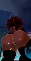 animated ass ass_focus furry large_ass large_butt mp4 outdoors outside puppers43 tagme unity_(engine) video vrchat vrchat_avatar