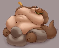 1boy anthro ass belly big_moobs breasts brown_fur brown_hair bulge burger closed_eyes eating_food erect_penis erection erection_under_clothes eyes_closed fat food furry heftyotter hips hyper hyper_breasts hyper_moobs large_ass large_breasts large_bulge large_penis male male_focus male_only moobs mustelid mustelid_humanoid obese obese_male otter otter_humanoid otter_tail overweight_female overweight_male penis sitting sitting_down stomach thick_thighs thighs underwear weight_gain wide_hips