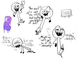 battle_for_dream_island battle_for_dream_island_again bfb bfdi bfdia dialogue lollipop_(bfdi) masturbation object_shows penile_masturbation sawbelly stroking_penis tentacle_penis