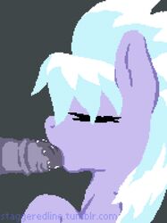 animated closed_eyes equine fellatio female friendship_is_magic fur horse mammal my_little_pony oral oral_sex pegasus purple_fur saliva sex solo staggeredline wings