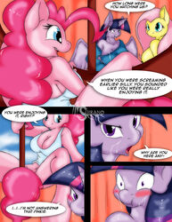 2014 alicorn anthro anthrofied blue_eyes cleavage clothed clothing comic cum cum_on_face dialog english_text equine female fluttershy_(mlp) friendship_is_magic fur group hair horn horse inside long_hair mammal my_little_pony navel open_mouth outside pink_fur pink_hair pinkie_pie_(mlp) pony princess_twilight_sparkle_(mlp) purple_eyes purple_fur purple_hair straight_hair suirano temptation_(suirano) text twilight_sparkle_(mlp) twishy wings yellow_fur