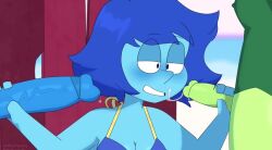 1woman 2d 2d_animation 2futas blowjob cartoon_network cum_in_mouth cum_on_body cum_on_face cumshot gem gem_(species) handjob lapis_lazuli_(gem) lapis_lazuli_(steven_universe) melieconiek nice_lapis peridot_(steven_universe) shorter_than_10_seconds steven_universe swimsuit tagme video