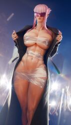 1girls 3d female female_only fugtrup human manon_legrand revealing_clothes voluptuous