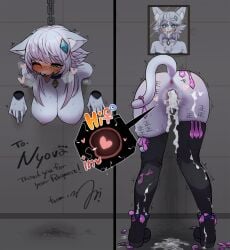 2023 after_sex artist_request fox_girl furry nyova tagme white_fur