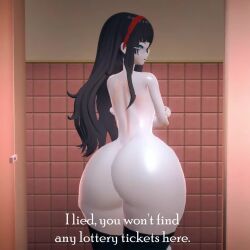 1girls 3d 9:16 animated ass ass_focus ass_shake bathroom big_ass big_butt black_hair blue_eyes bottom_heavy brown_hair bubble_butt caked_up caption completely_nude completely_nude_female dialogue fanganronpa fat_ass female female_only flat_chest glasses hairband huge_ass huge_butt hugeassfan koikatsu large_ass light-skinned_female light_skin long_hair looking_at_viewer loop naked naked_female no_sound nude nude_female project:_eden's_garden red_hairband round_ass shiny_ass shiny_skin shorter_than_10_seconds sideboob small_breasts solo solo_female solo_focus tagme text thick_ass tsunaka_eva video wide_hips