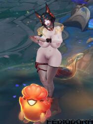 3d after_hours_spirit_blossom_springs_ahri ahri big_ass big_breasts breasts fediodora female league_of_legends