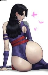 1girls ass ass_focus big_ass bubble_butt female female_only marvel marvel_rivals psylocke psylocke_(marvel_rivals) rebertyspice sai_(marvel) vengeance_psylocke