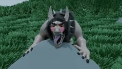 3d animated blender_(software) blender_cycles blush canine canine_genitalia canine_penis cum cum_in_pussy cum_inside feral_on_human feral_penetrating fur huge_balls huge_cock human knot music outdoor_sex outdoors panting quadruped quadrupedal_humanoid tagme video werecreature werewolf wolf zoophilia