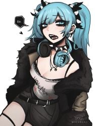 big_breasts emo_girl goth goth_girl hatsune_miku mikuneki