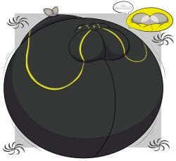 balloon_inflation big_ass big_breasts breasts bubble_butt female furry huge_ass huge_breasts hyper_breasts inflation puffster3 tagme thick_thighs wide_hips