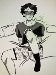 aliens boxers computer date_everything mac_(date_everything) nonbinary piercing piercings