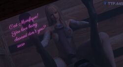 1girl 1horse 3d animal_genitalia barely_clothed barn bestiality bestiality_marriage blender blender_(software) blender_cycles blonde_female blonde_hair breasts cum cum_trail dialogue drinking_cum emilie_de_rochefort equine equine_genitalia equine_penis farm feral feral_on_female french_female horny horse horsecock jizz kissing kissing_penis leaking_cum licking licking_penis lingerie lustful_gaze married_couple night nsfw pink_text semen stable tekken tekken_8 zoophilia