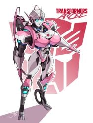 arcee breasts female jonpadraws robot transformers