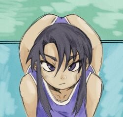 ass ass_focus azumanga_daiou female female_focus female_only ghostbacon nyamo_minamo_kurosawa