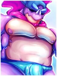 big_pecs brawl_stars bulge furry gay male male_only muscular muscular_male pierce_(brawl_stars) solo