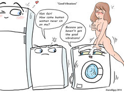 2014 appliance blush dishwasher female human inanimate masturbation nude_female refrigerator thatoddguy washing_machine what yuri