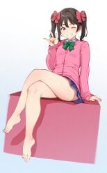 alp barefoot thick_thighs yazawa_nico