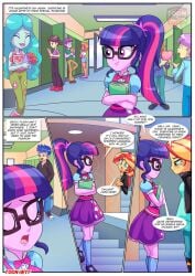 2girls bbmbbf blush breasts comic equestria_girls equestria_untamed female/female female_only flash_sentry flash_sentry_(eg) flash_sentry_(mlp) friendship_is_magic hasbro looking_at_viewer my_little_pony my_lovely_princess_yuri_is_magic_(comic) nipples nude older older_female palcomix pussy sci-twi sunset_shimmer toon.wtf twilight_sparkle_(mlp) young_adult young_adult_female young_adult_woman yuri