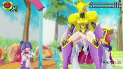 3d animated digimon digimon_world digimon_world:_next_order dukemon raftellx sakuyamon sound tagme video