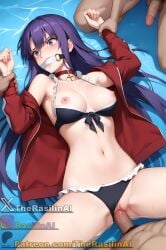 ai_generated assisted_rape bikini bikini_aside blue_eyes breasts breasts_out fate_(series) forced gag gagged long_hair navel nipples penetration pool purple_hair pussy rape rasilinai saint_martha sex stable_diffusion straight_hair tagme uncensored vaginal_penetration vaginal_sex wet