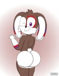 2024 artist_name artist_signature brown_fur bubble_butt bunny_ears bunny_tail butt_focus cute dated juicy_butt male_only mr_bubblez mr_bubblez_(mr_bubblez) purple_eyes purple_fur rabbit_ears rabbit_tail red_fur tvideshow white_fur