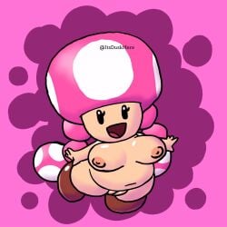 1female 1girl 1girls animated background belly breasts chubby_belly eyelashes female_only gif itsduskhere mario_(series) mob_face motion mushroom_cap mushroom_girl mushroom_humanoid naked naked_female nintendo nipples nude nude_female pigtail pussy shiny_skin shoes short_girl shortstack smaller_female smiling thick_thighs thighs toadette without_clothes