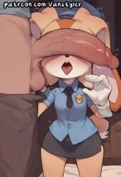 1girls ai_generated animal_ears big_penis blush brown_eyes bunny_ears cant_see_the_haters cream_the_rabbit embarrassed furry furry_female gloves huge_cock human human_on_anthro indoors looking_pleasured meme open_mouth patreon penis penis_on_face police police_uniform rabbit rabbit_ears shortstack size_difference slim_waist small_breasts smaller_female sonic_(series) sonic_the_hedgehog_(series) tan_fur tongue tongue_out trembling vanstyler