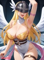 ai_assisted ai_generated angewomon anime digimon