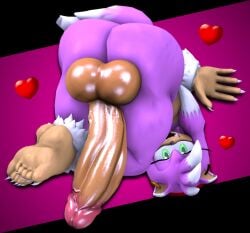 3d amy_rose amy_rose_the_werehog anthro futa_only futanari sonic_(series) tagme theashsfm