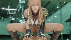 10_seconds 1boy 1girl 3d 3d_animation anal animated anus aqua_eyes arm_support ass bending_over blue_eyes bottomless bottomless_female clothed_sex clothing dark-skinned_male delalicious3 eclair_farron evilaudio female female_focus final_fantasy final_fantasy_xiii fingerless_gloves hands_on_chest looking_at_viewer moaning moaning_in_pleasure partially_clothed penetration pink_hair pov pussy saveass_ sex shorter_than_10_seconds sound squatting_cowgirl_position straight tagme vaginal_penetration video