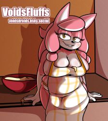 apron_only conductor's_wife_(sonic) female furry mature_female sega sonic_(series) sonic_the_hedgehog_(series) voidsfluffs