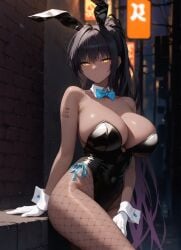 1girls 2d ai_generated ass big_ass big_breasts blue_archive breasts bunny_ears bunny_girl bunnygirl bunnysuit cleavage curvaceous curvaceous_female curvaceous_figure curvy curvy_figure dark-skinned_female dark_skin fishnets high_quality hourglass_figure huge_breasts inviting_to_sex karin_(blue_archive) large_breasts latex latex_clothing leotard light-skin light-skinned_female lips long_hair mature mature_female mature_woman milf milf-master mommy outdoors pale-skin pale-skinned_female playboy_bunny posing public purple_hair sagging_breasts seductive seductive_look sexy_pose sidelocks stable_diffusion tagmeo thick_ass thick_butt thick_thighs thighs wide_hips yellow_eyes