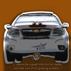 animate_inanimate car daddy_kink degradation degradation_kink forester fozzy hi_res living_car living_machine living_vehicle looking_at_viewer machine male subaru subaru_forester suv thatsubaruu vehicle