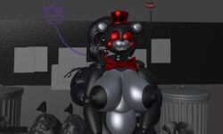 3d blender blender_eevee calm evil_grin female five_nights_at_freddy's five_nights_at_freddy's_2 freddy_fazbear's_pizzeria_simulator lefty lefty_(fnaf) purple_guy purple_guy_(fnaf) scottgames tagme