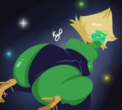 1girls ass_bigger_than_head big_ass crystal_thots fat_ass kgart peridot_(steven_universe) smirk steven_universe tagme twerking