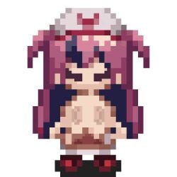 adult aged_up aiko aiko_(lllove_dream) breasts llove_dream naked_female nurse pixel_art pixelated pussy yume_nikki yume_nikki_fangame